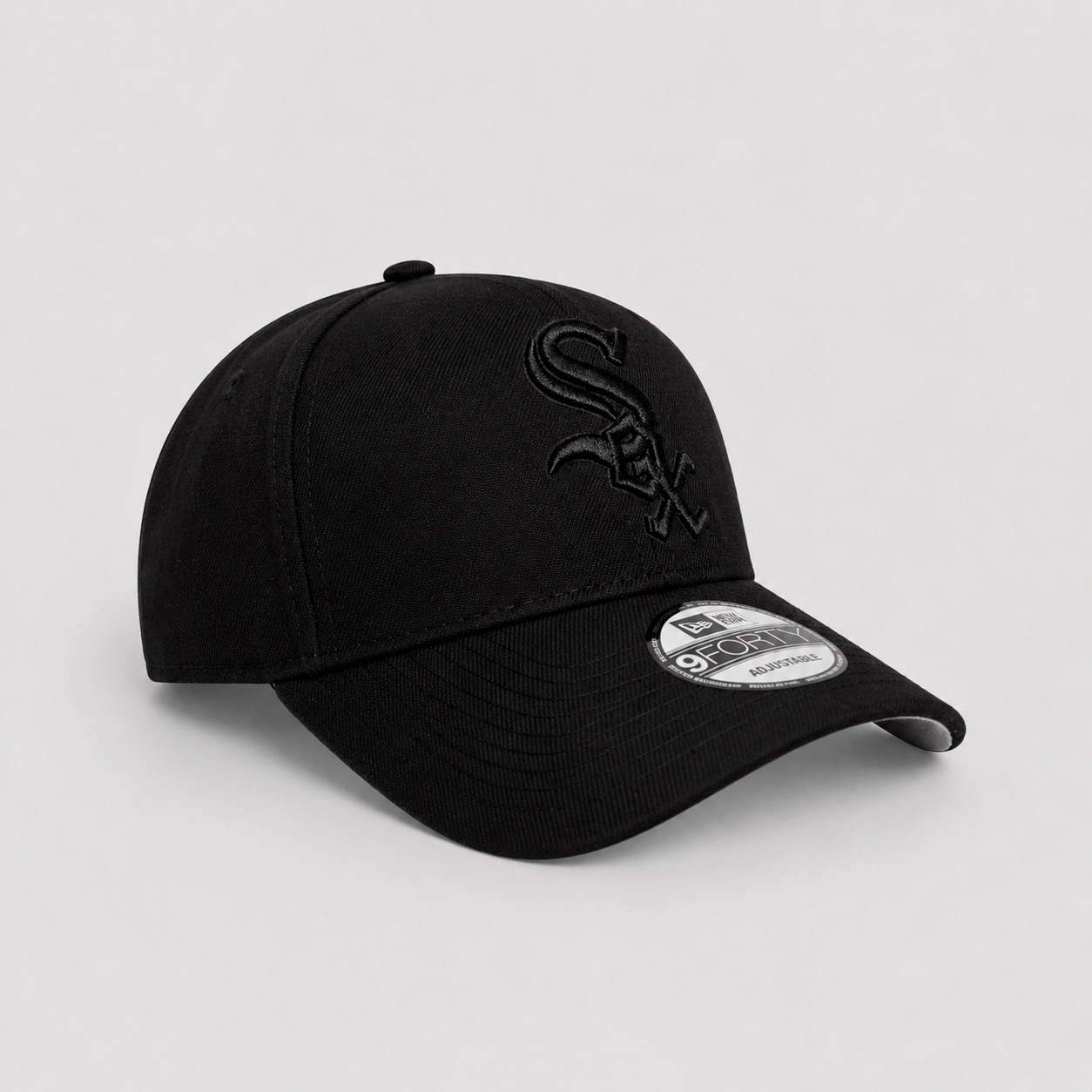 Chicago White Sox MLB Full Black 9FORTY A-Frame Snapback