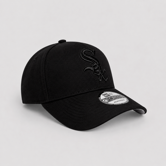 Chicago White Sox MLB Full Black 9FORTY A-Frame Snapback